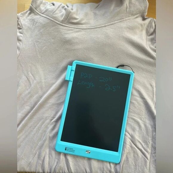 Soft surroundings lindy tunic pullover sweater M w/ thumb holes asymmetrical - Picture 6 of 6